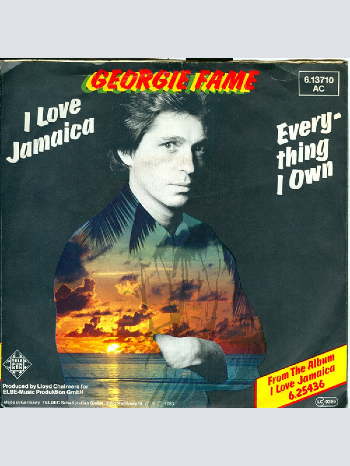 Vinyl / Georgie Fame - I Love Jamaica / Everything I Own