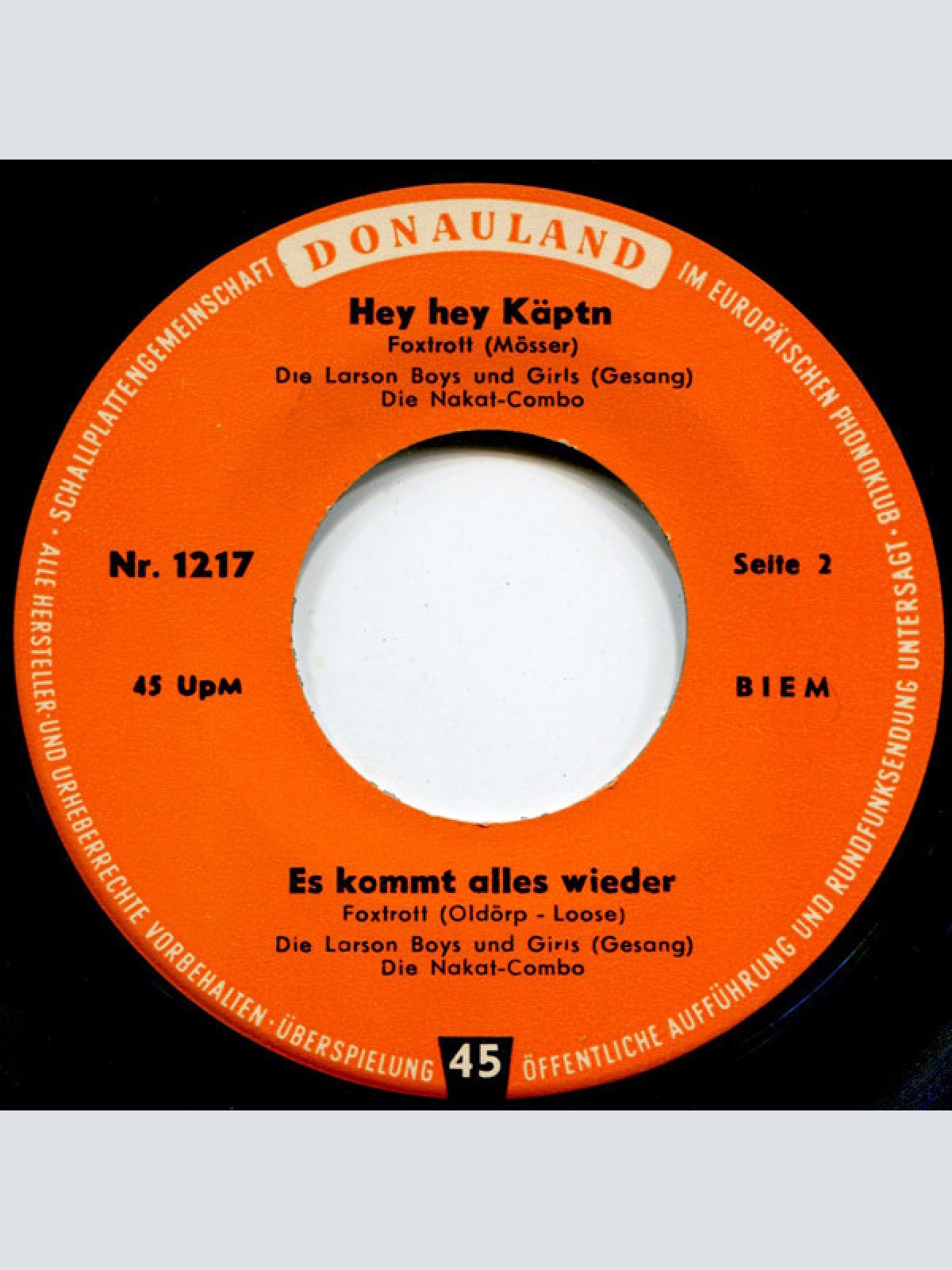 Vinyl / Lale Andersen, Orchester Delle Haensch, Die Larson Boys Und Girls, Die Nakat-Combo - Mylord / So Schön Ist Die Welt / Hey Hey Käptn / Es Kommt Alles Wieder