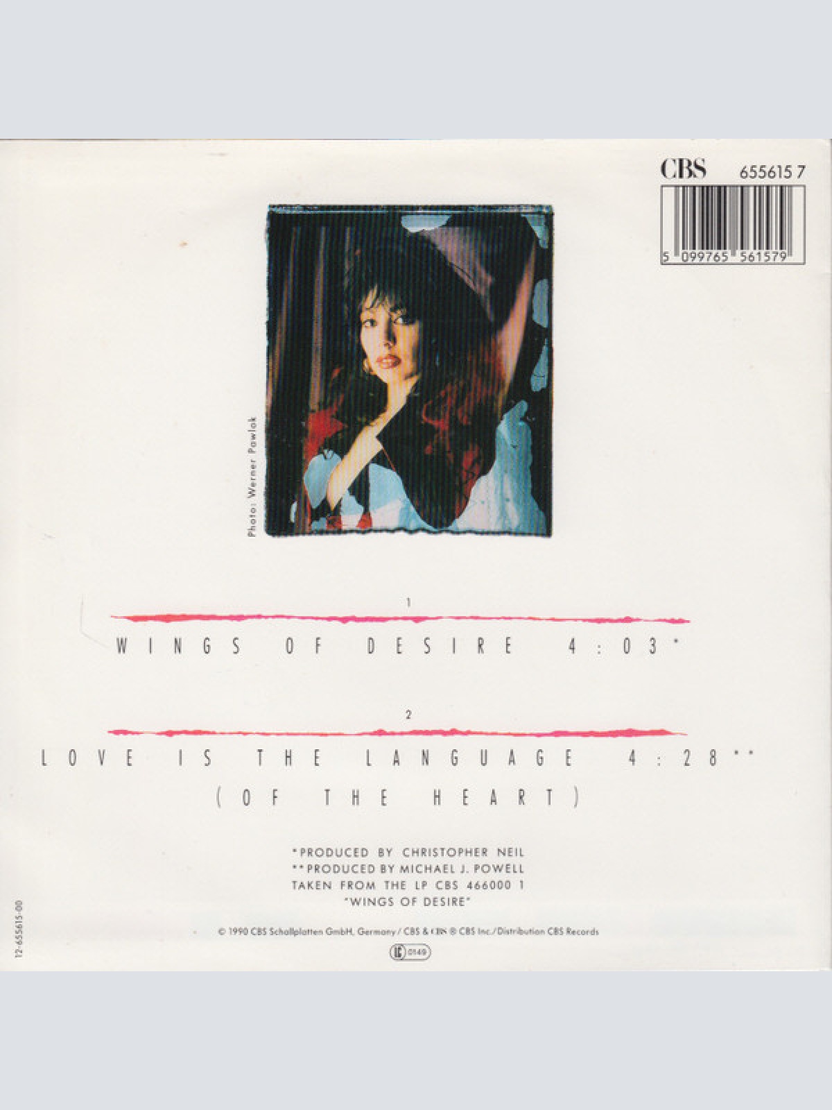 Vinyl / Jennifer Rush - Wings Of Desire