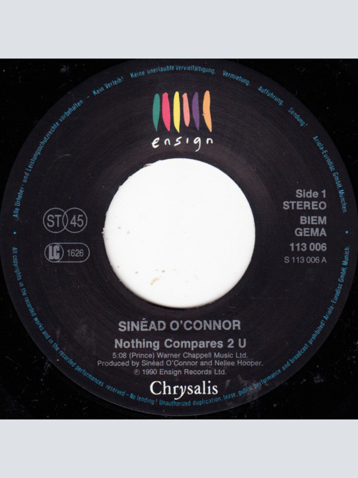 Vinyl / Sinéad O'Connor - Nothing Compares 2 U