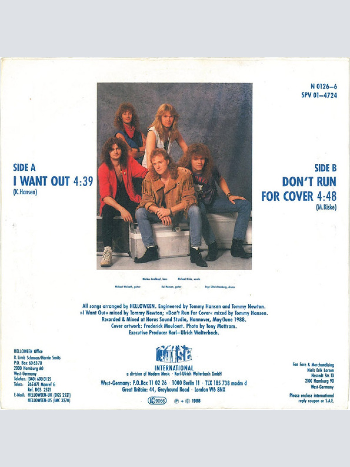 Vinyl / Helloween - I Want Out