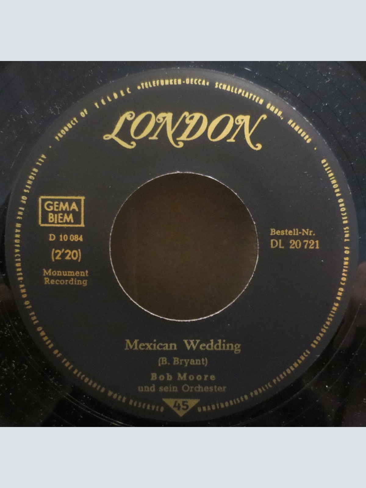 Vinyl / Bob Moore Und Sein Orchester* - Mexican Wedding / Cologne