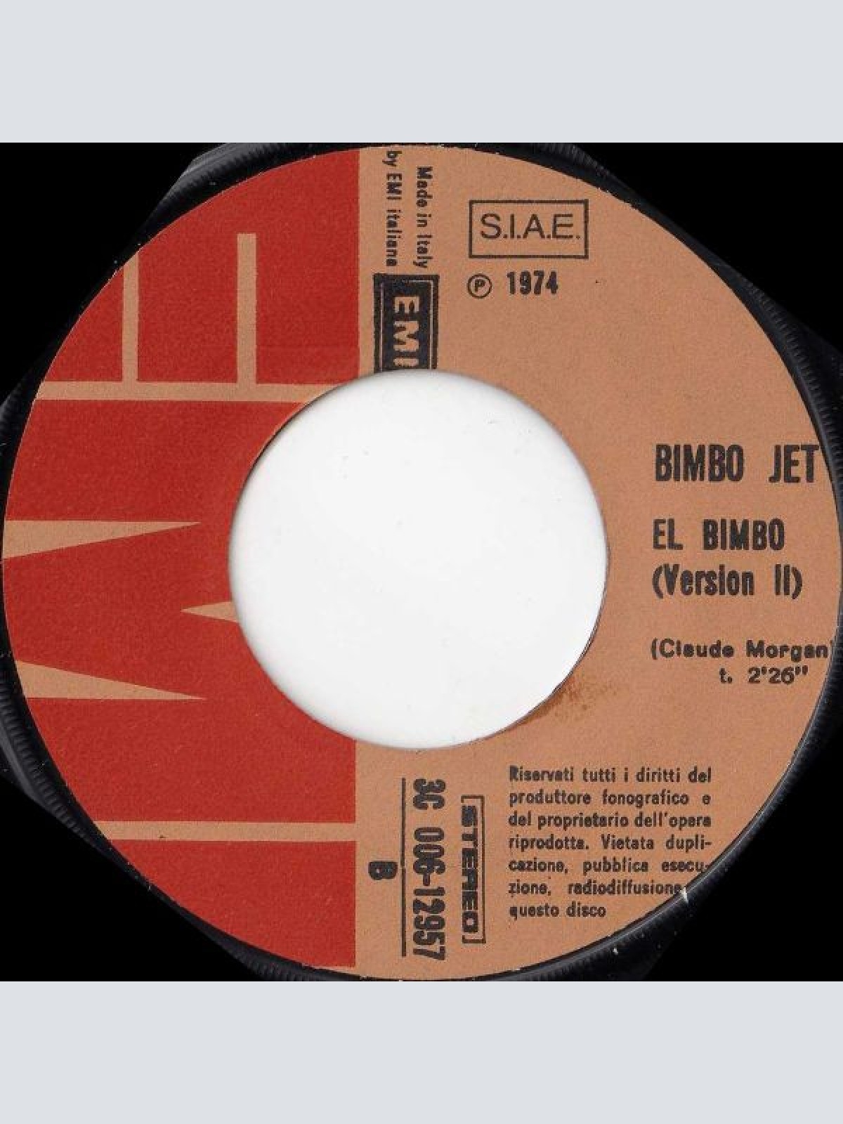 Vinyl / Bimbo Jet - El Bimbo