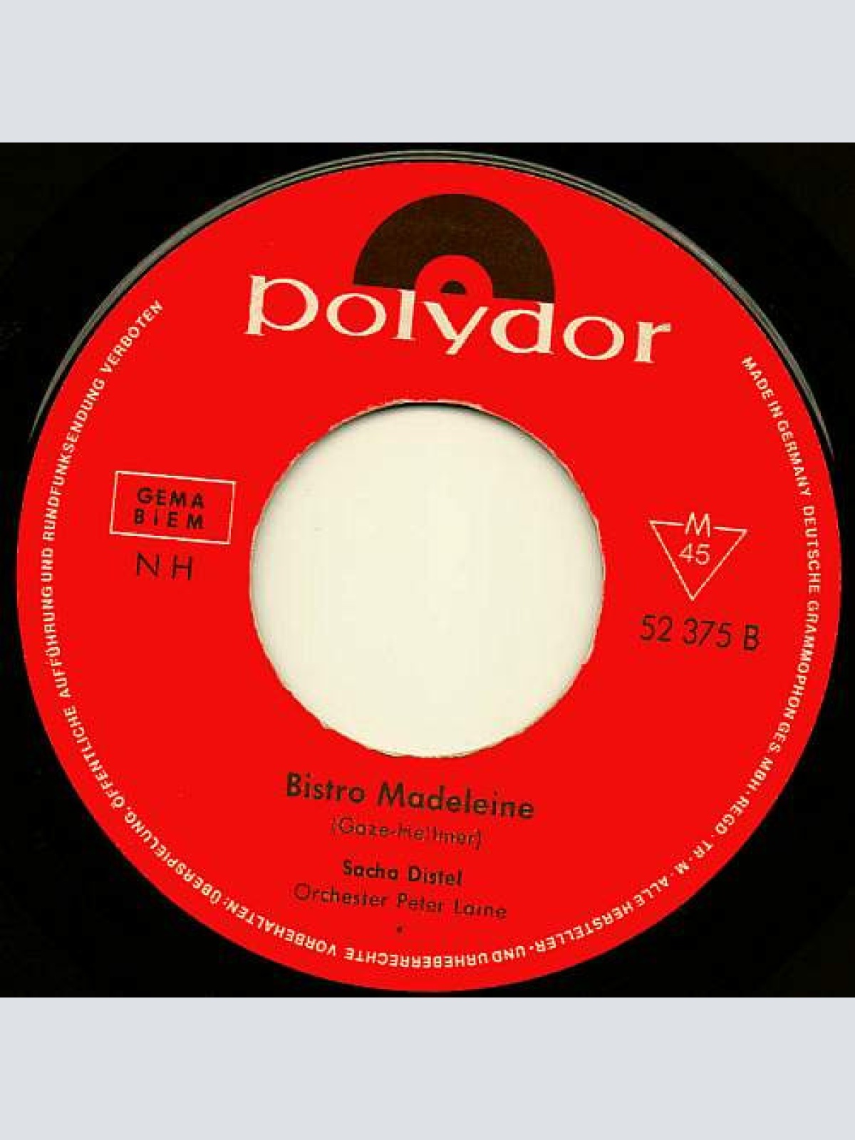 Vinyl / Sacha Distel - Eine Tür Fiel Zu