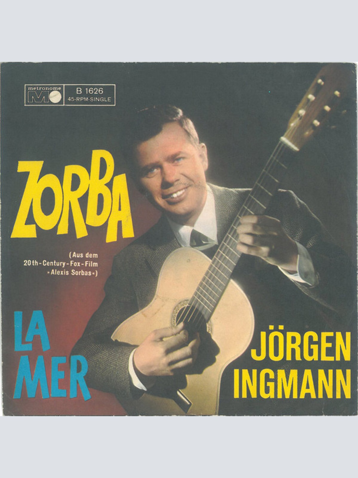 Vinyl / Jörgen Ingmann* - Zorba / La Mer