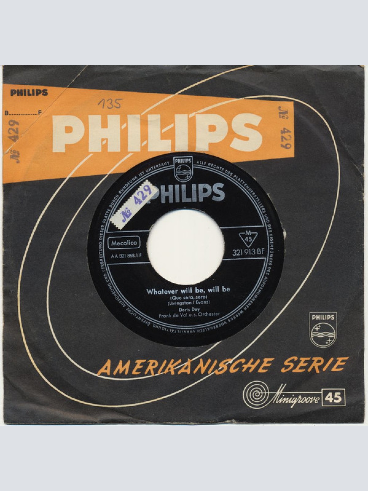 Vinyl / Doris Day - Whatever Will Be, Will Be (Que Sera, Sera)