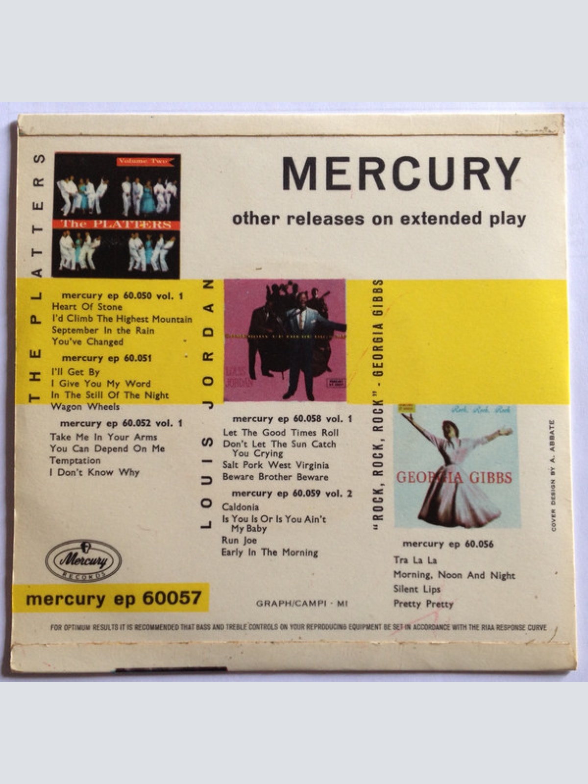 Vinyl / Freddie Bell & The Bell Boys - Stay Loose, Mother Goose