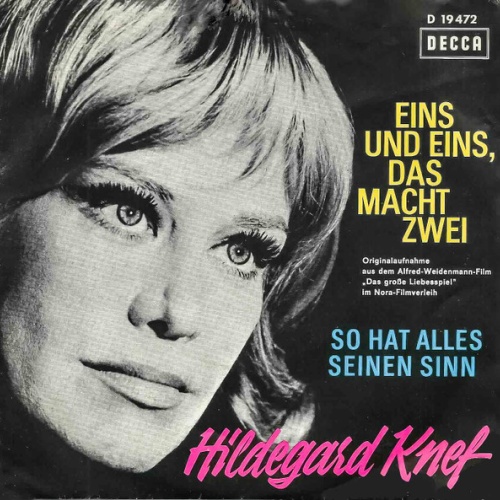 Vinyl / Hildegard Knef - Eins Und Eins, Das Macht Zwei / So Hat Alles Seinen Sinn