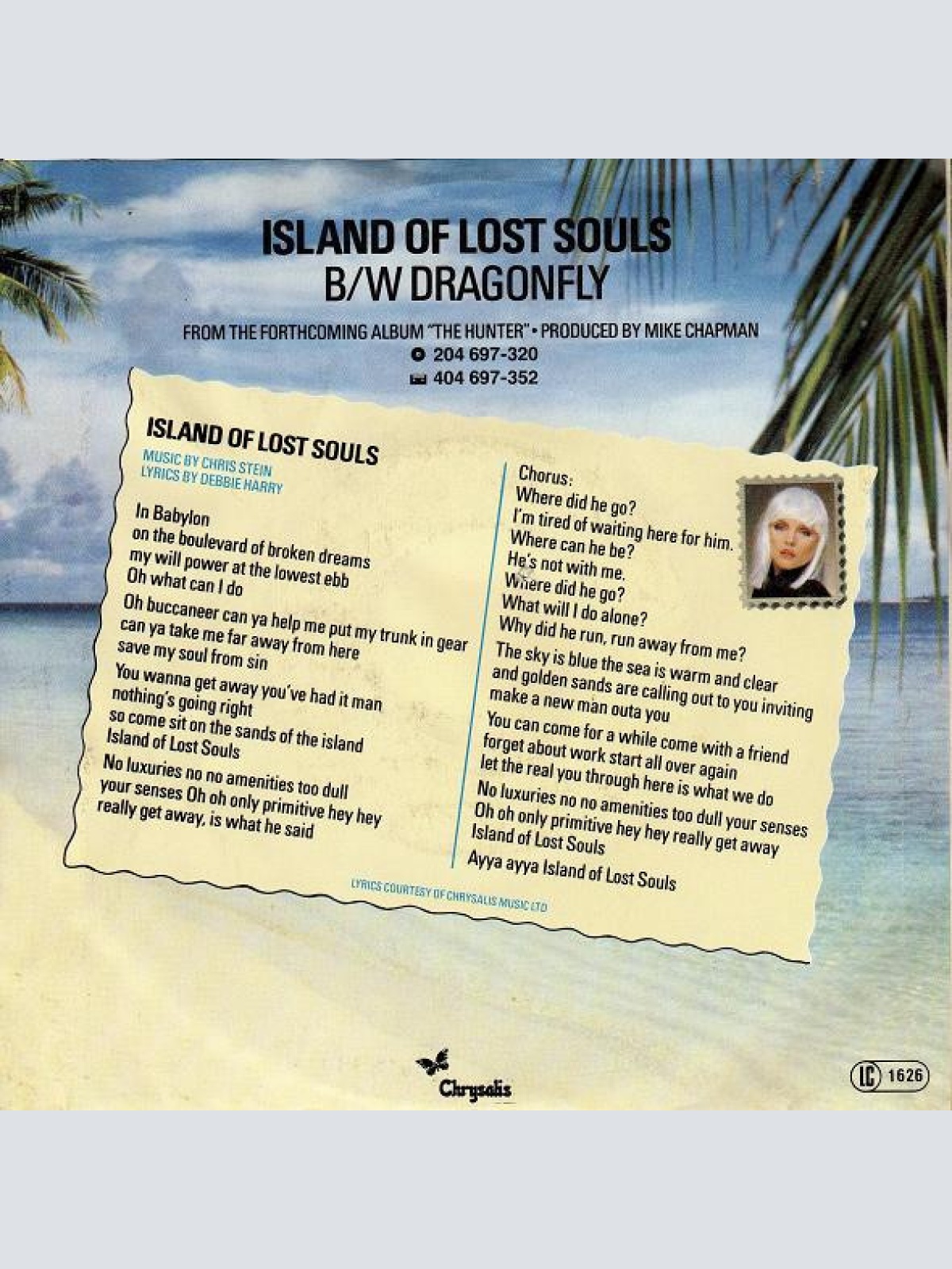 Vinyl / Blondie - Island Of Lost Souls