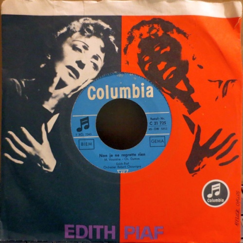 Vinyl / Edith Piaf - Non Je Ne Regrette Rien / Jerusalem