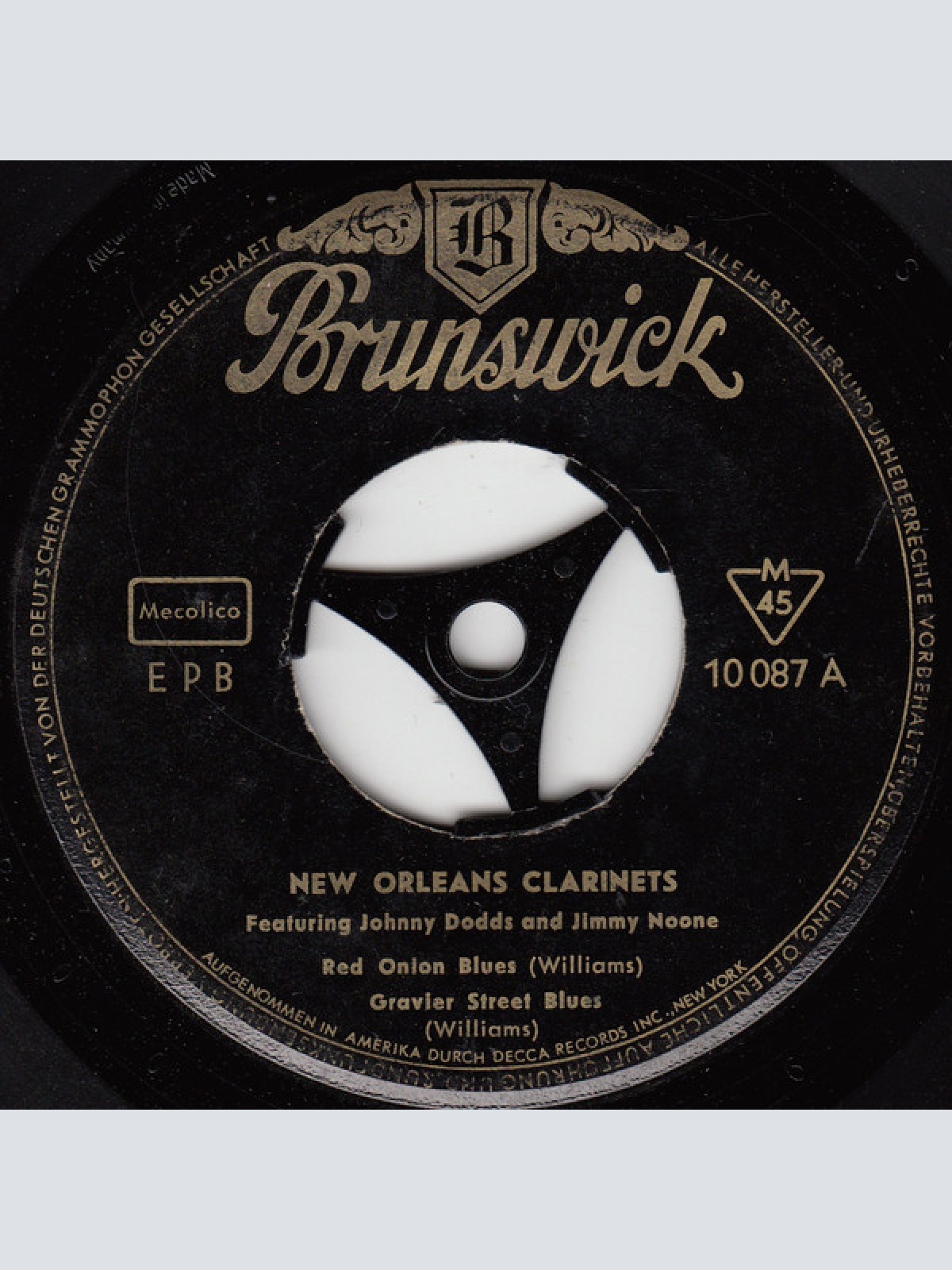 Vinyl / Johnny Dodds And Jimmie Noone - New Orleans Clarinets