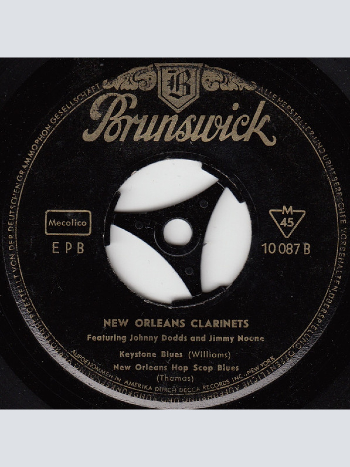 Vinyl / Johnny Dodds And Jimmie Noone - New Orleans Clarinets