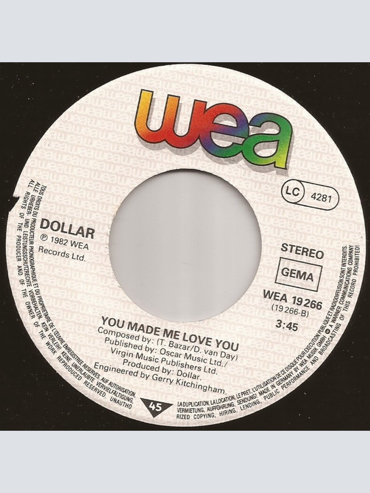 Vinyl / Dollar - Give Me Some Kinda Magic