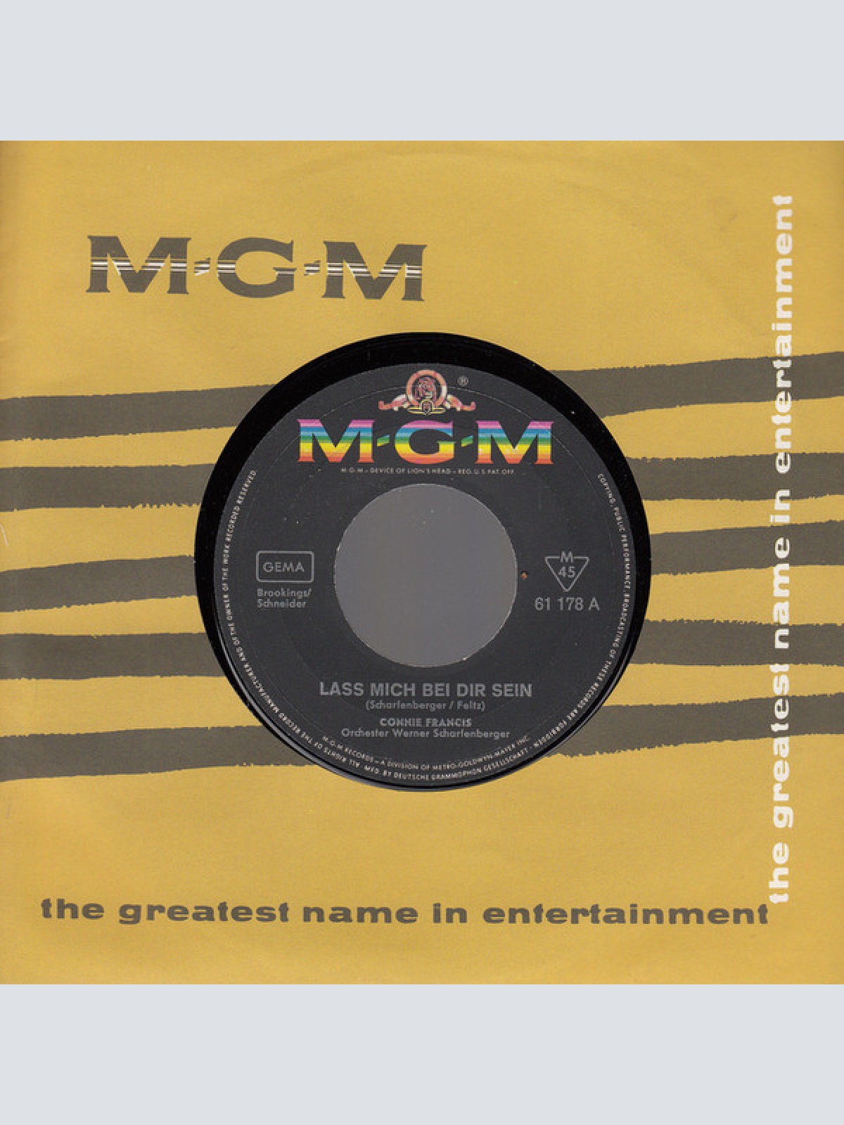 Vinyl / Connie Francis - Laß Mich Bei Dir Sein / Er War Nur Ein Märchenerzähler