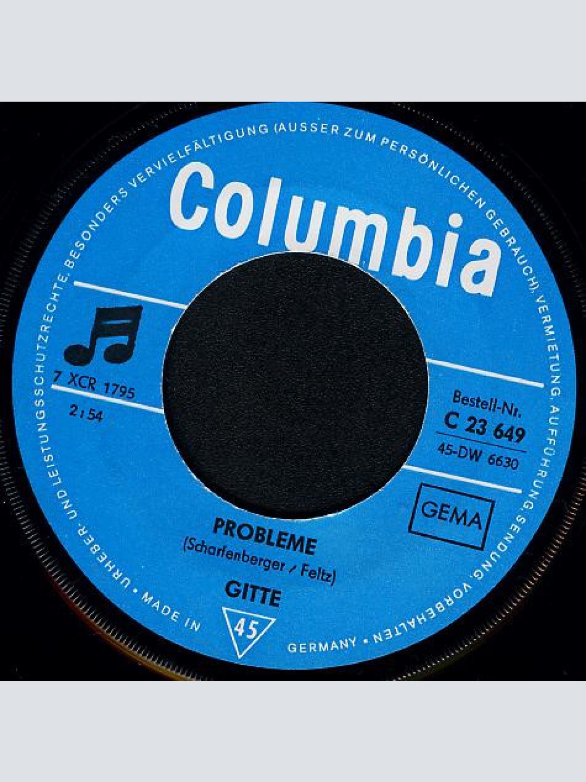 Vinyl / Gitte* - Probleme / Wunderknaben