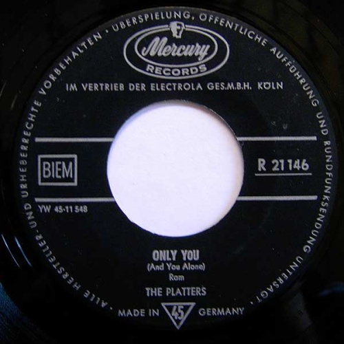 Vinyl / The Platters - Only You / The Great Pretender