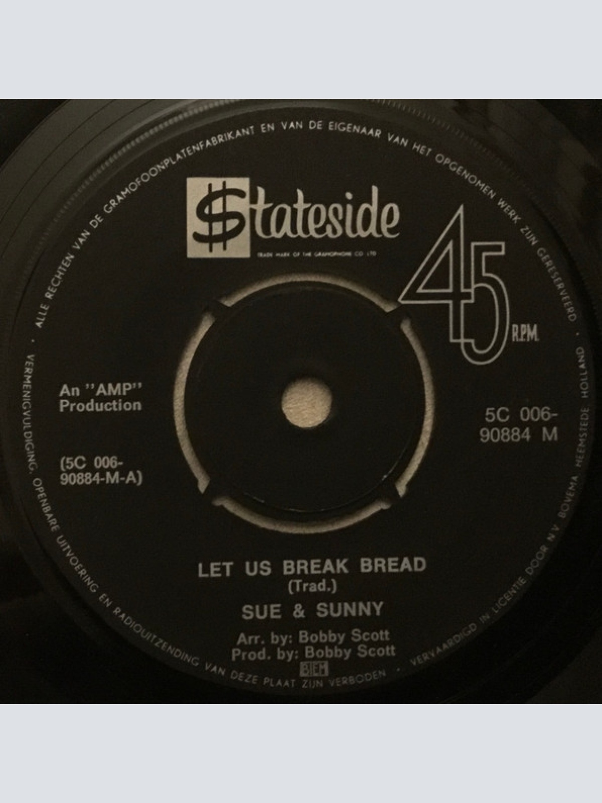 Vinyl / Sue & Sunny - Let Us Break Bread Together