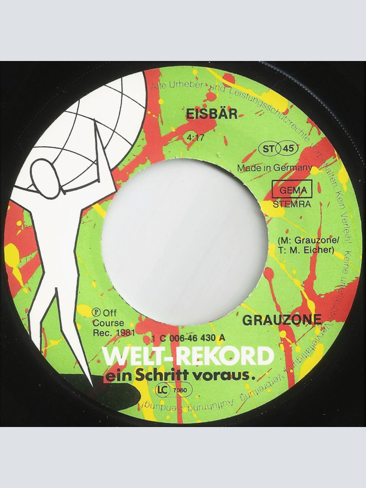 Vinyl / Grauzone - Eisbær