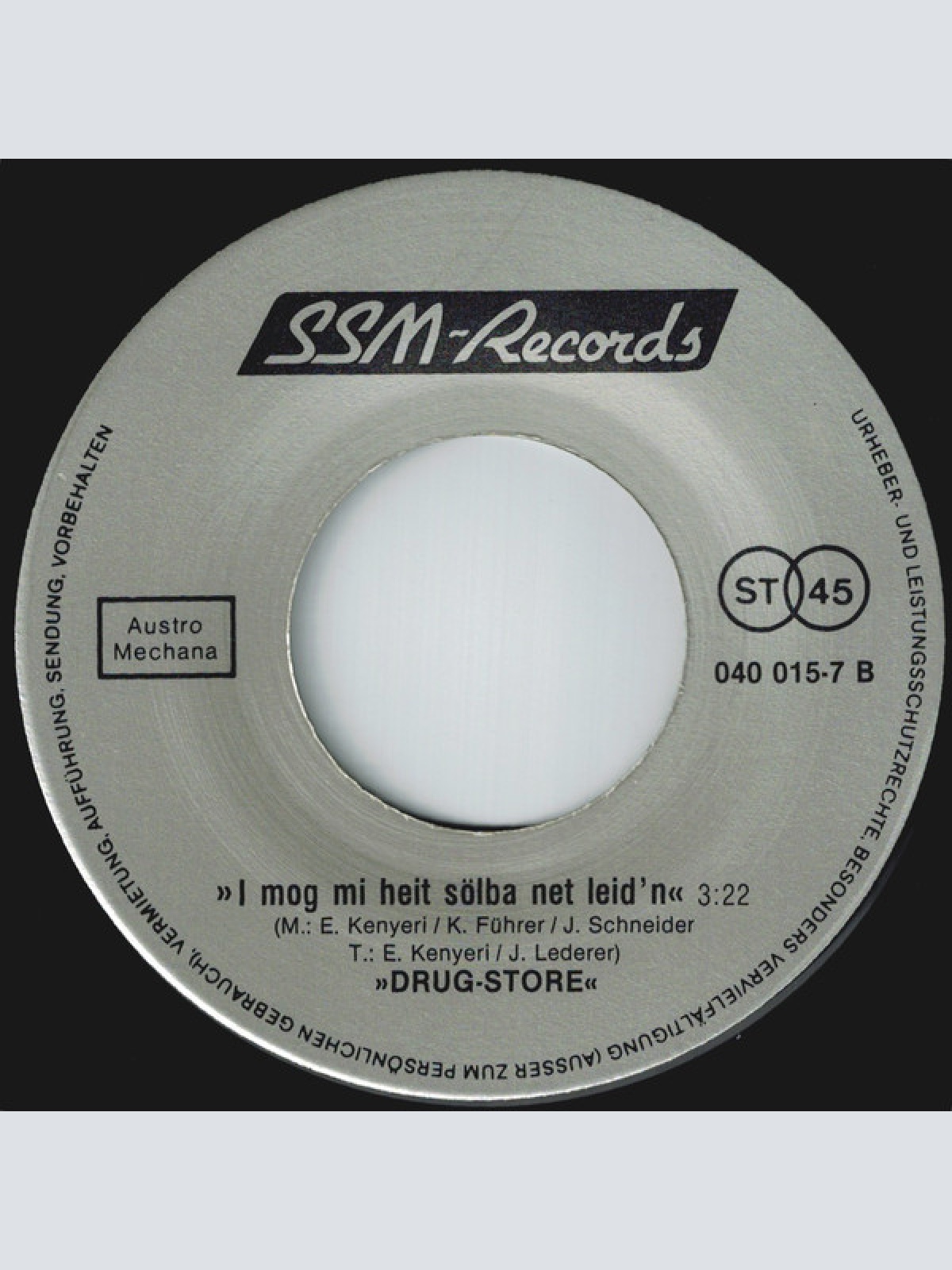 Vinyl / Drug-Store - Unsa Schene Wölt