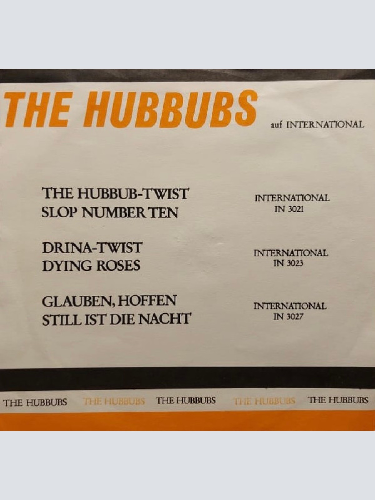 Vinyl / The Hubbubs - Nachts In Chicago