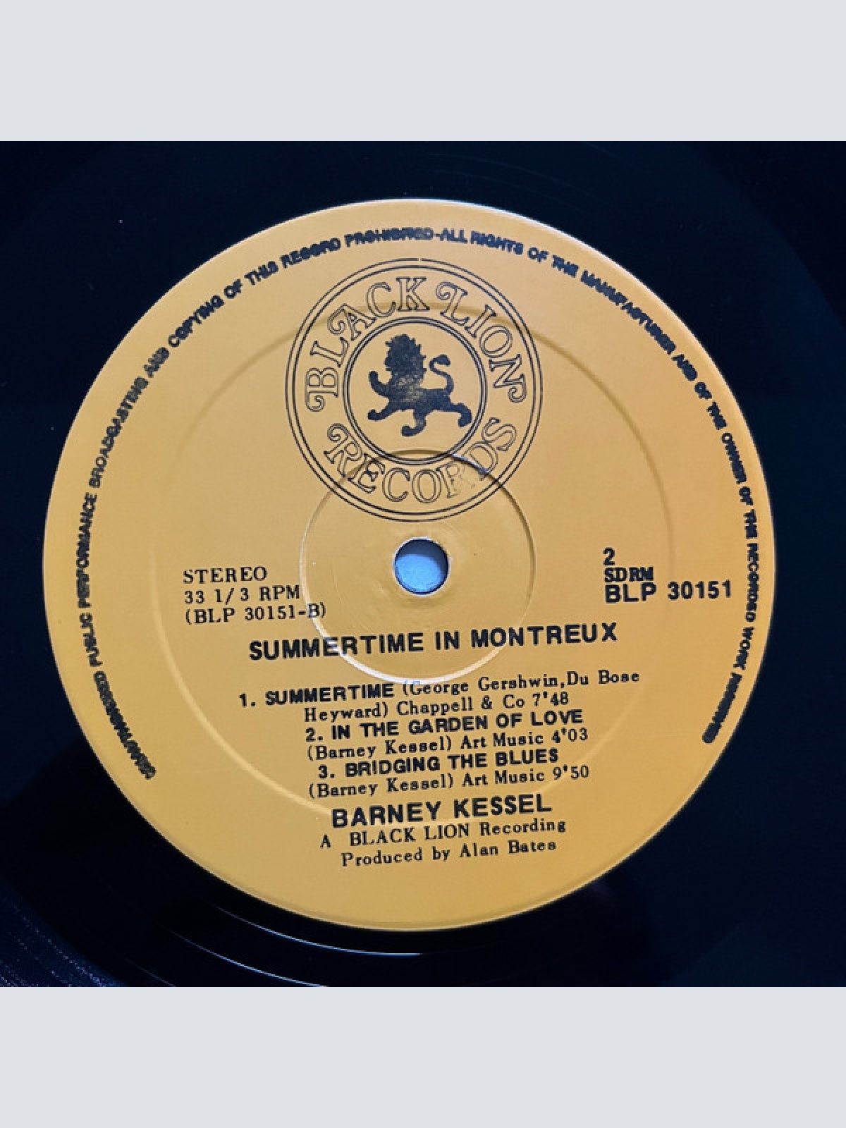 Vinyl / Barney Kessel - Summertime In Montreux