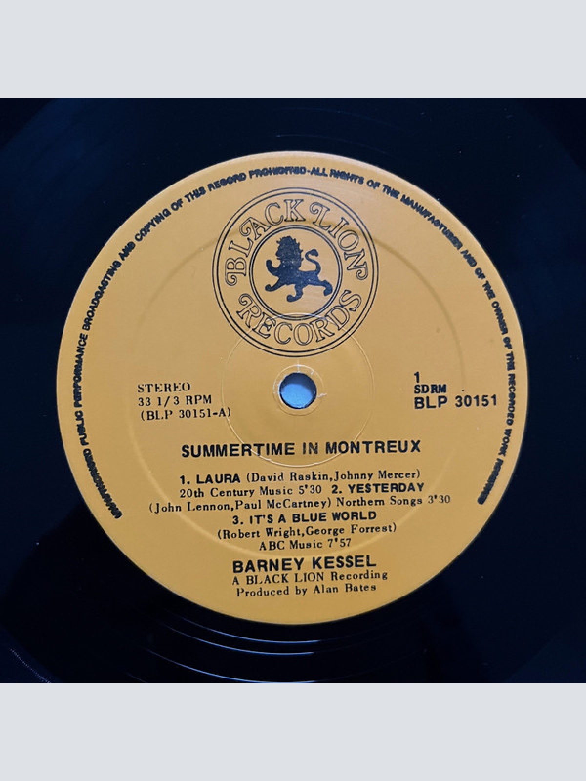 Vinyl / Barney Kessel - Summertime In Montreux