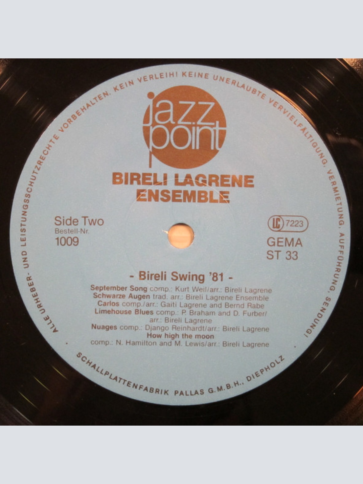 Vinyl / Bireli Lagrene Ensemble* - Bireli Swing '81