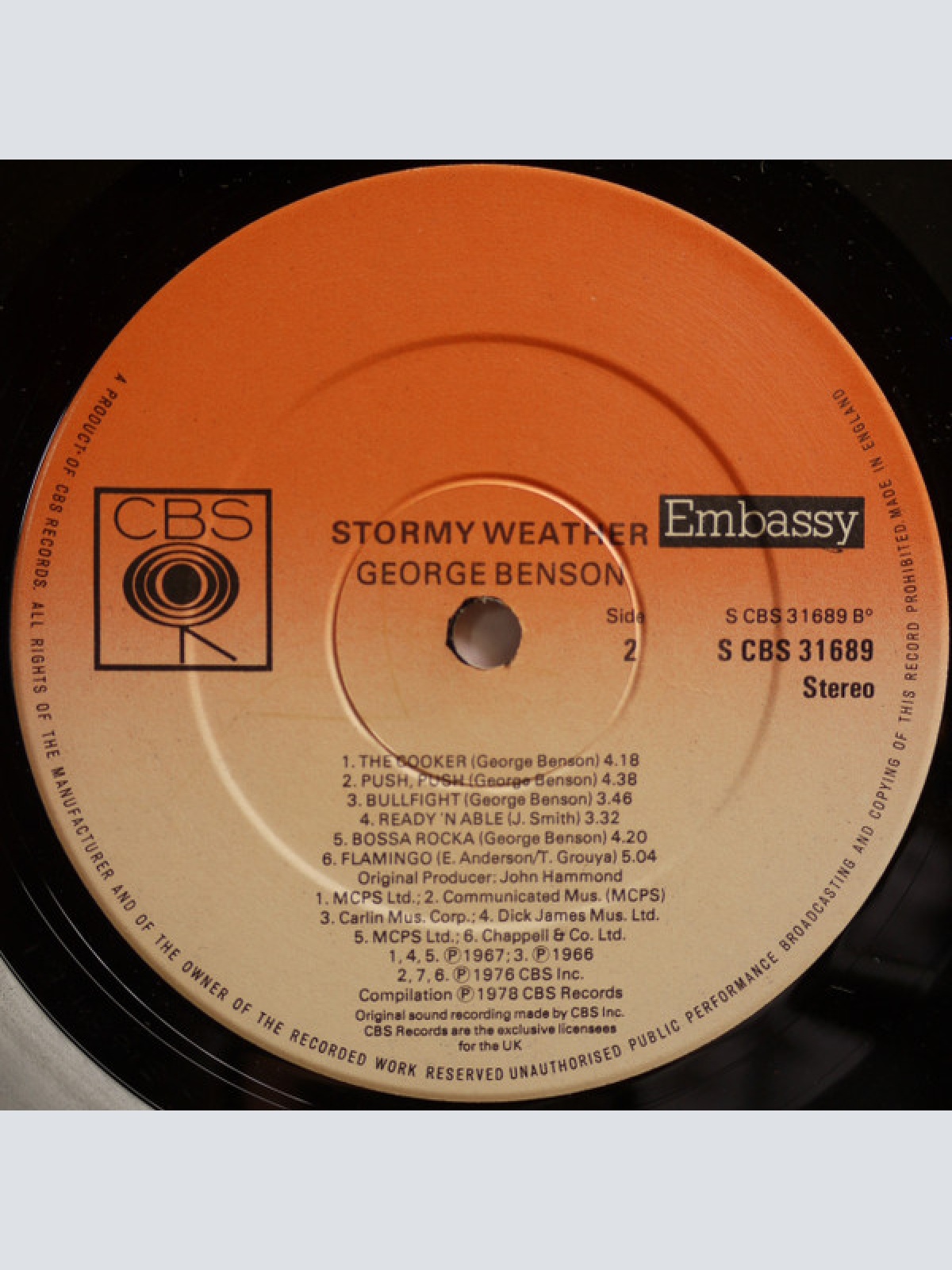 Vinyl / George Benson - Stormy Weather