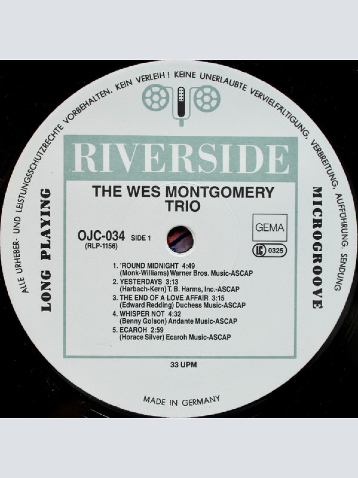 Vinyl / The Wes Montgomery Trio - A Dynamic New Sound: Guitar/Organ/Drums