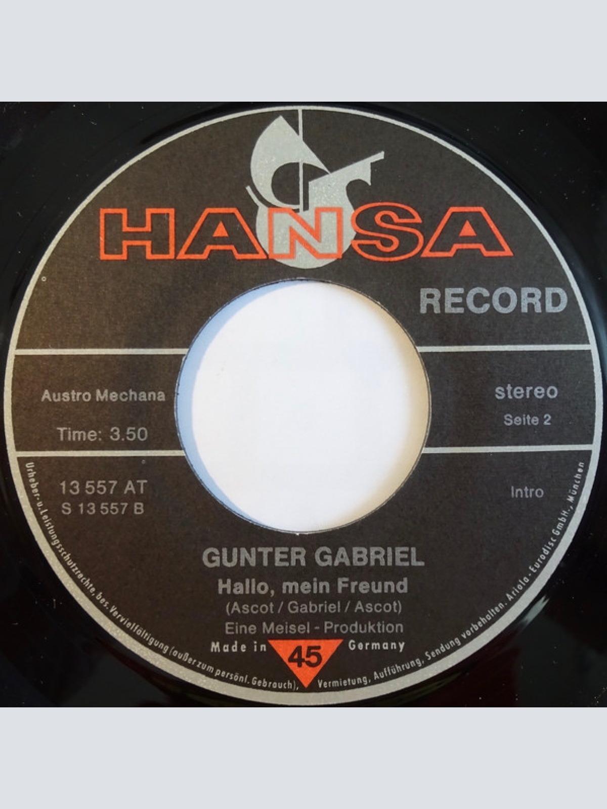 Vinyl / Gunter* Und Yvonne Gabriel - Hey, Yvonne (Warum Weint Die Mammi)