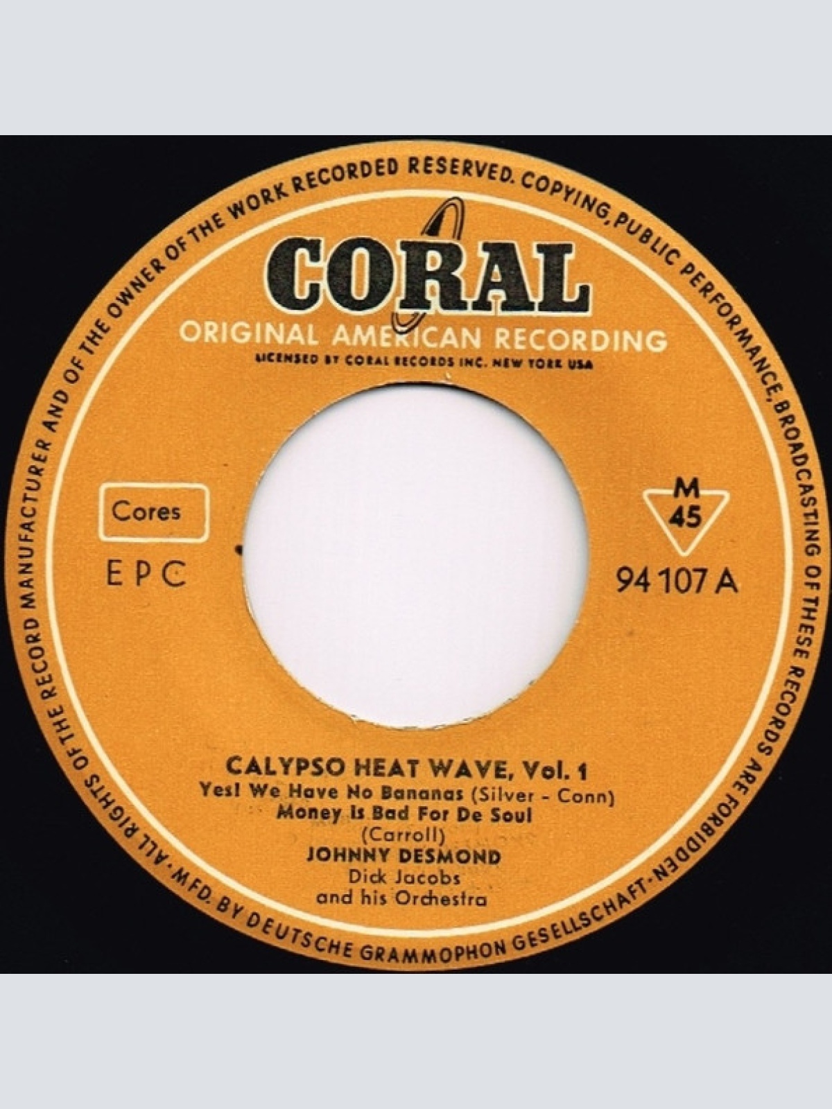 Vinyl / Johnny Desmond - Calypso Heat Wave, Vol. 1