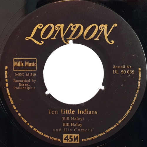Vinyl / Bill Haley And His Comets - Ten Little Indians / Rocking Chair On The Moon