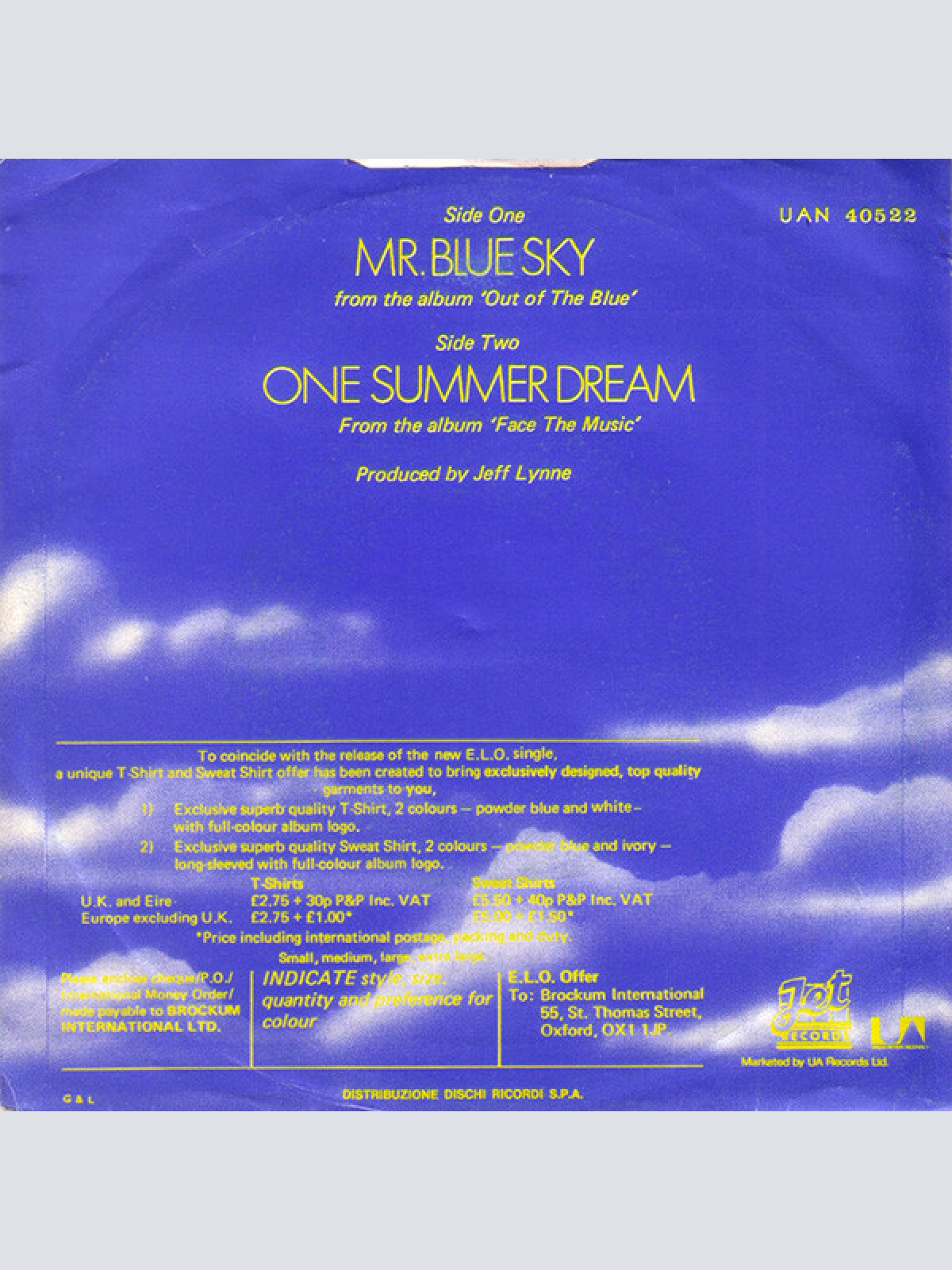 Vinyl / Electric Light Orchestra - Mr. Blue Sky