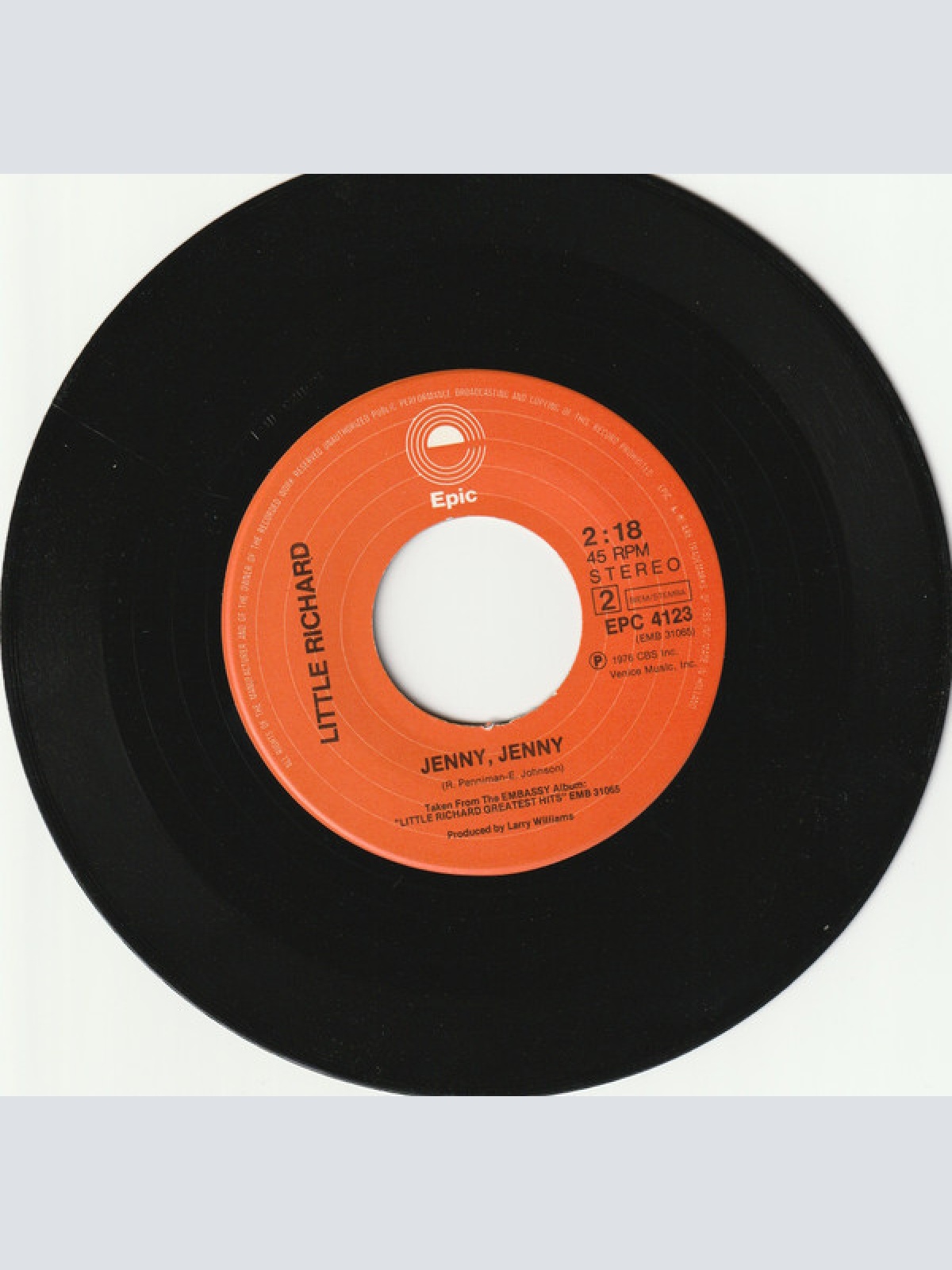 Vinyl / Little Richard - Lucille /  Jenny, Jenny