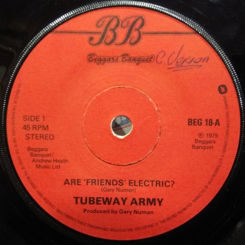 Vinyl / Tubeway Army - Are 'Friends' Electric?