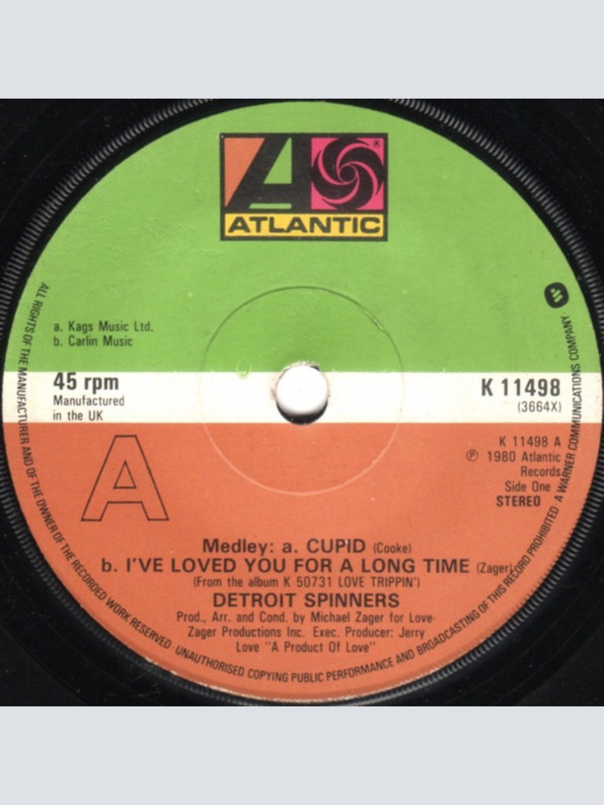 Vinyl / Detroit Spinners* - Medley: Cupid / I've Loved You For A Long Time