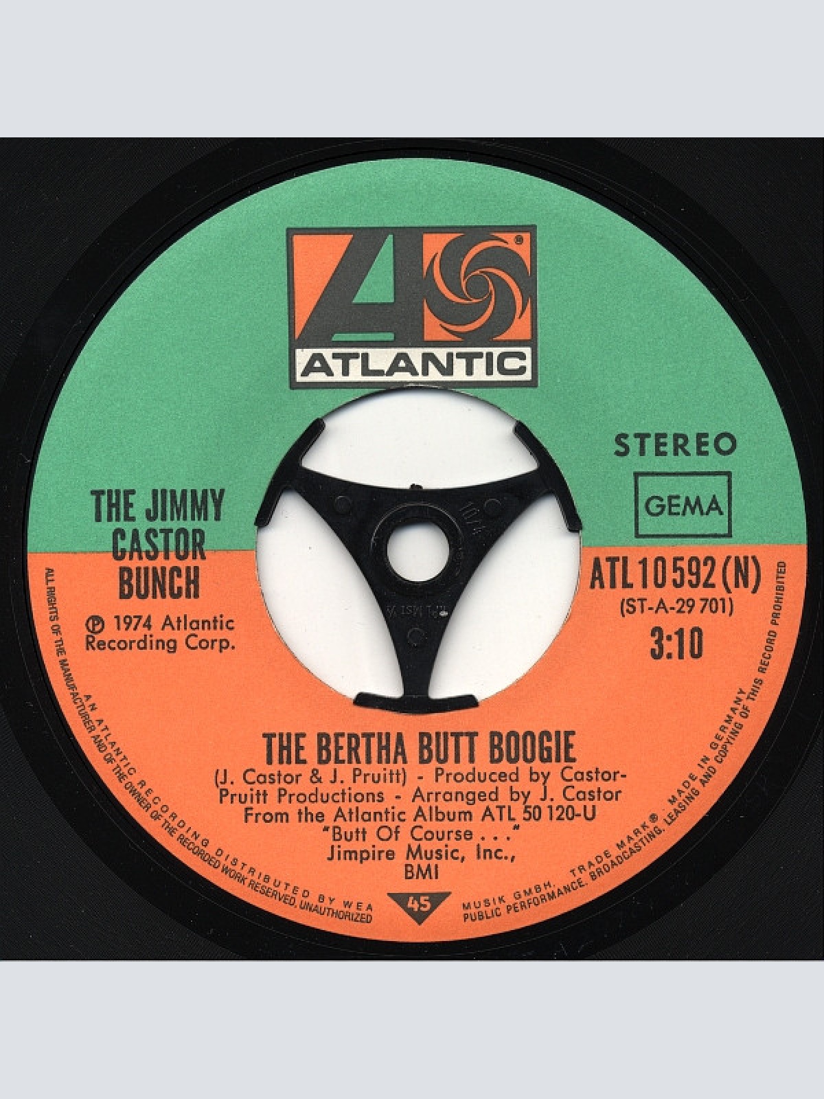 Vinyl / The Jimmy Castor Bunch - Bertha Butt Boogie / E-Man Boogie