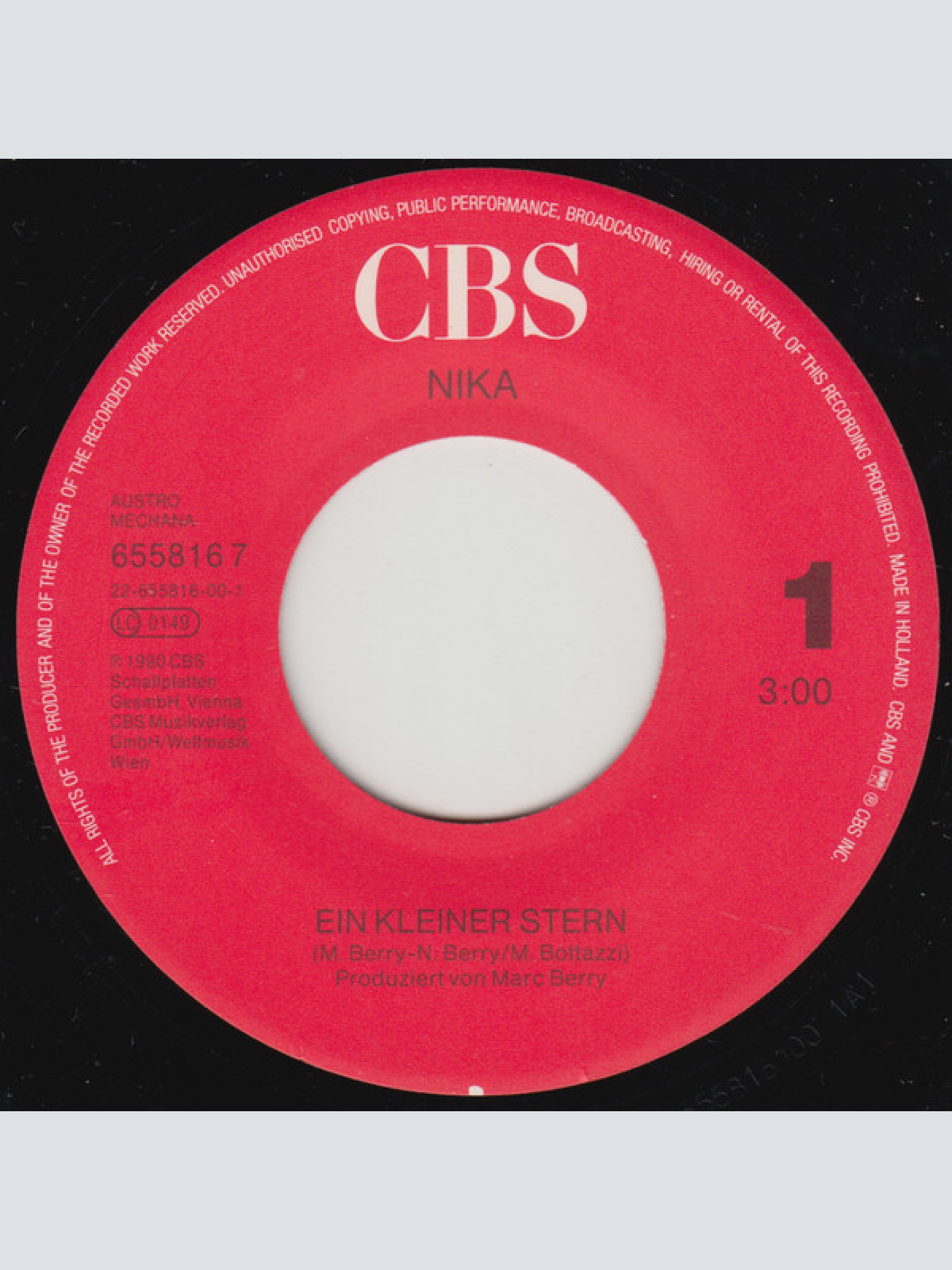 Vinyl / Nika (10) - Ein Kleiner Stern