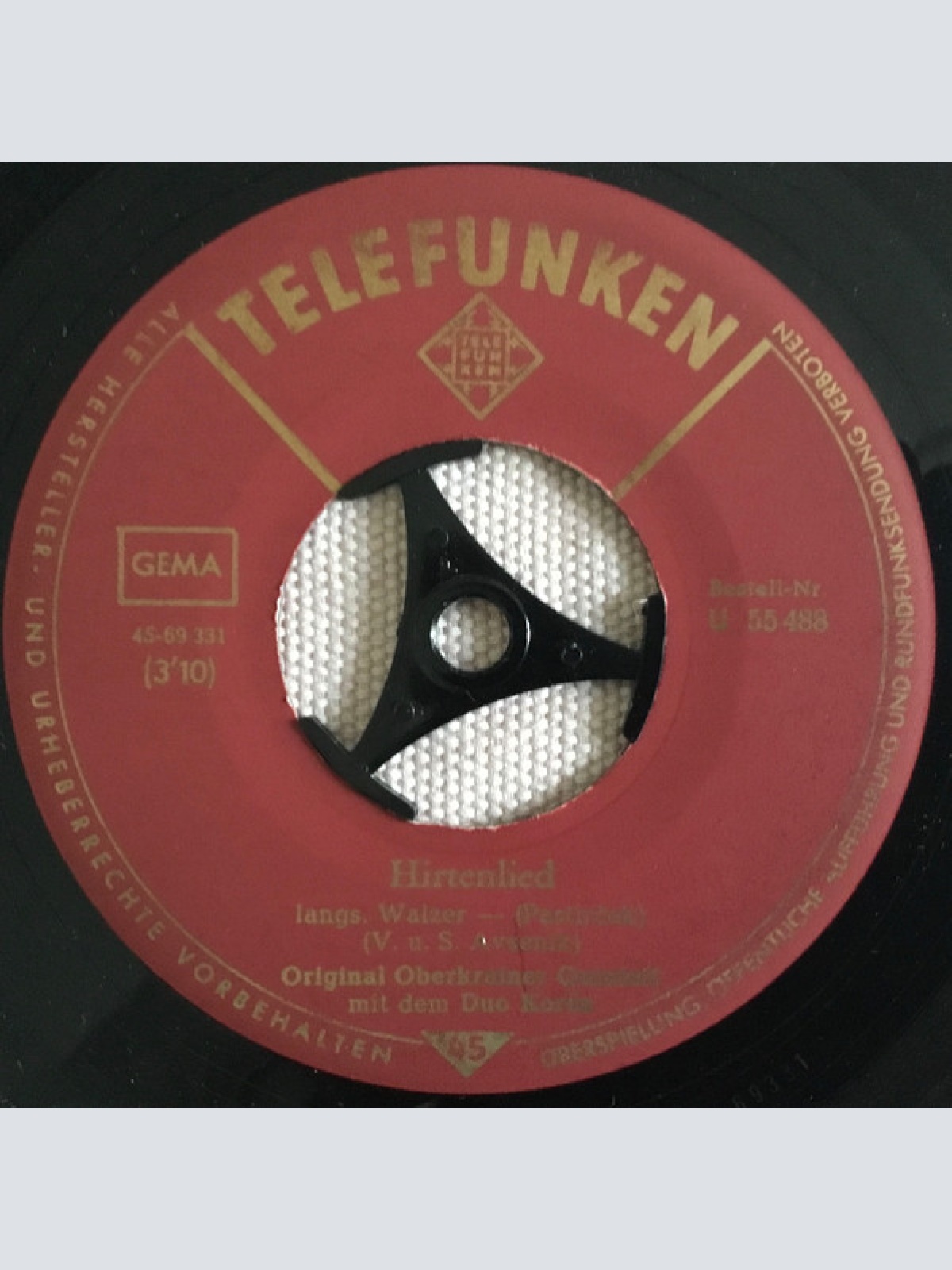 Vinyl / Original Oberkrainer Quintett Avsenik* - Hirtenlied