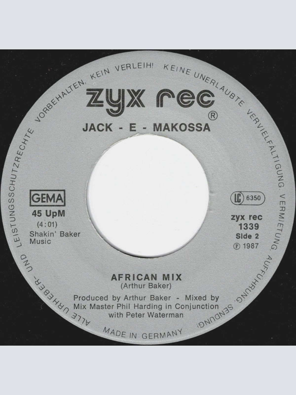 Vinyl / Jack • E • Makossa* - The Opera House