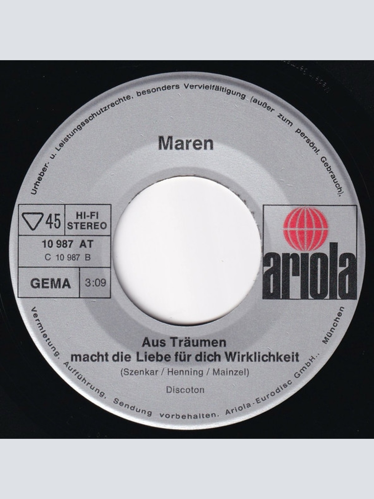 Vinyl / Maren (5) - Es Soll Sehr Schön Sein >Piri, Piri<