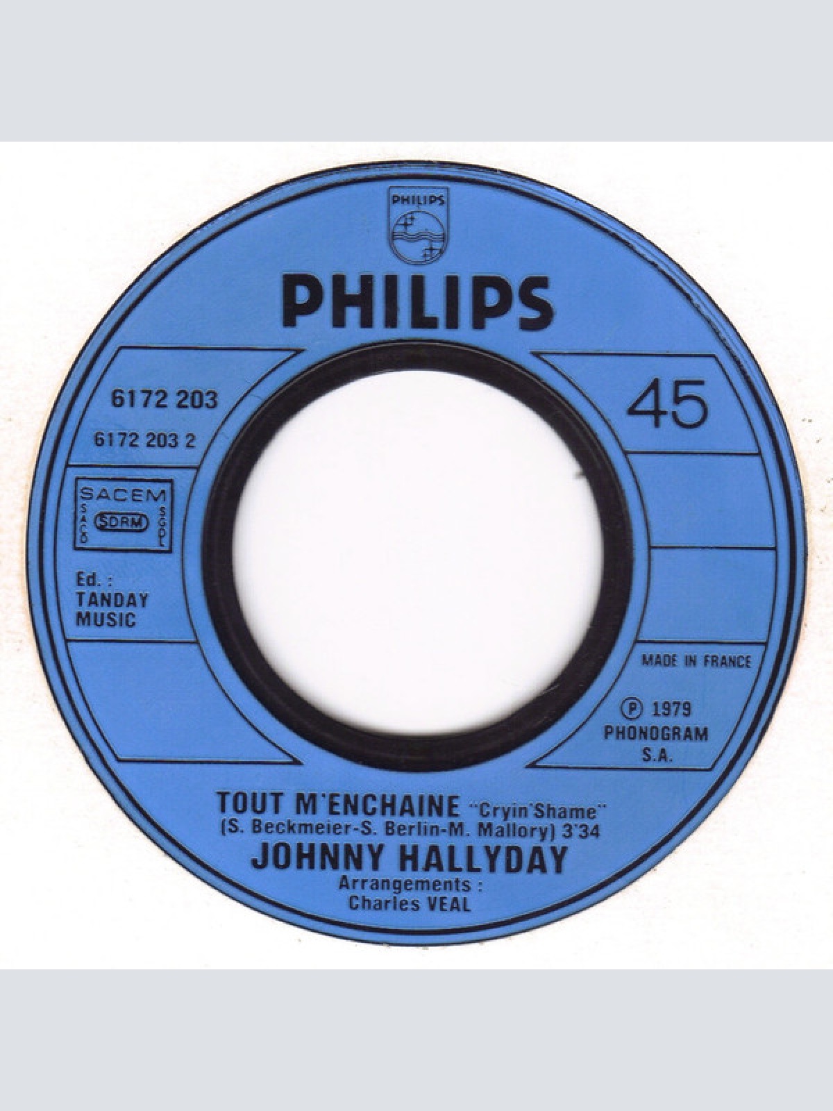 Vinyl / Hallyday* - Le Bon Temps Du Rock And Roll