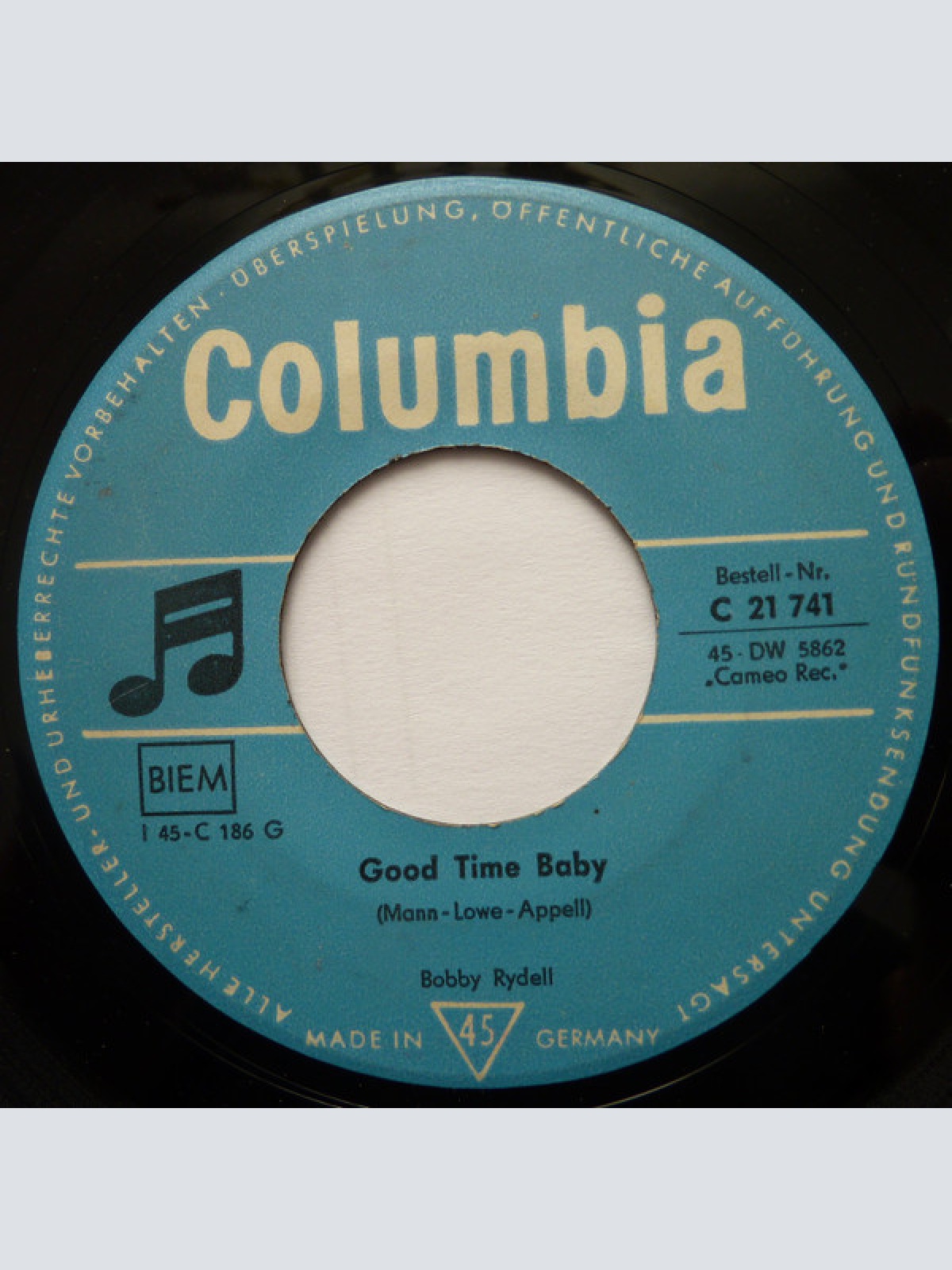 Vinyl / Bobby Rydell - Good Time Baby