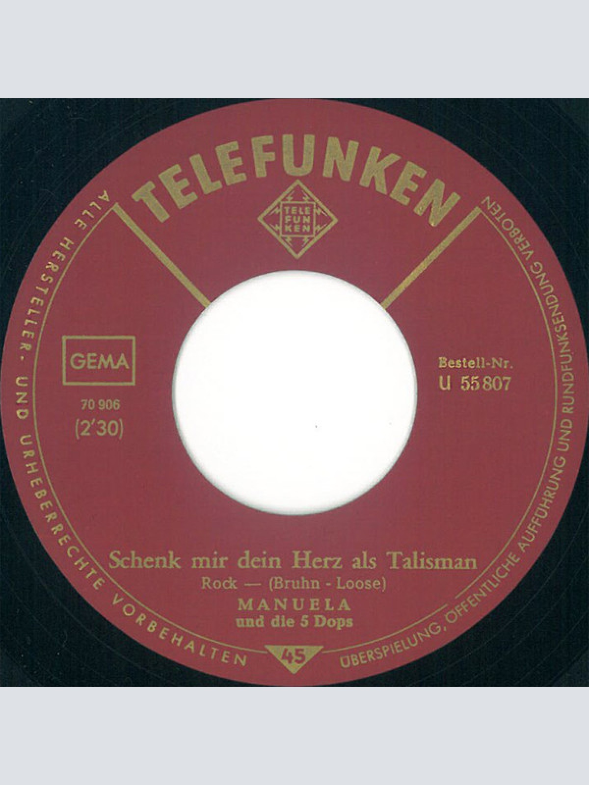 Vinyl / Manuela (5) Und Die 5 Dops - Schneemann