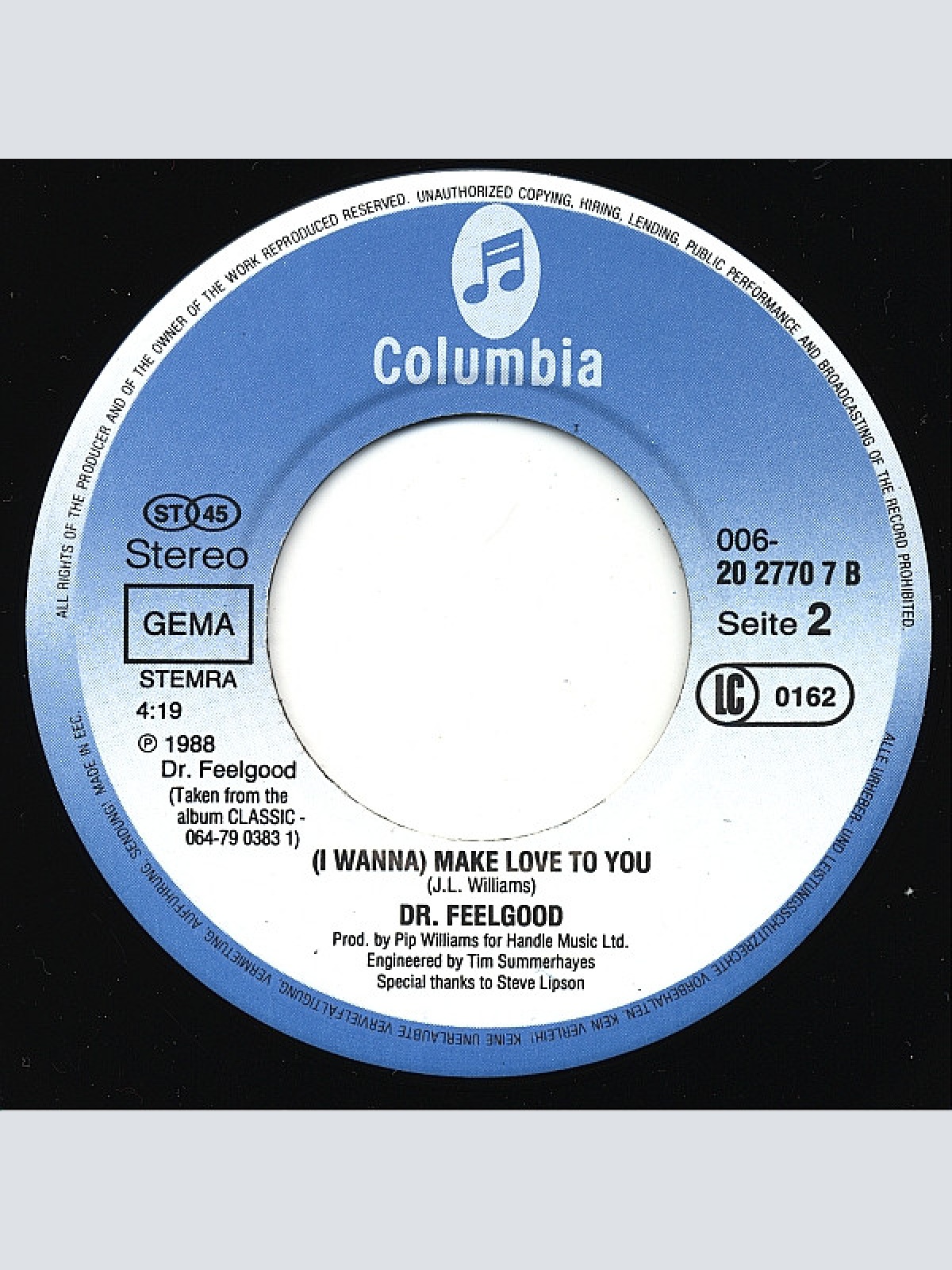 Vinyl / Dr. Feelgood - Break These Chains