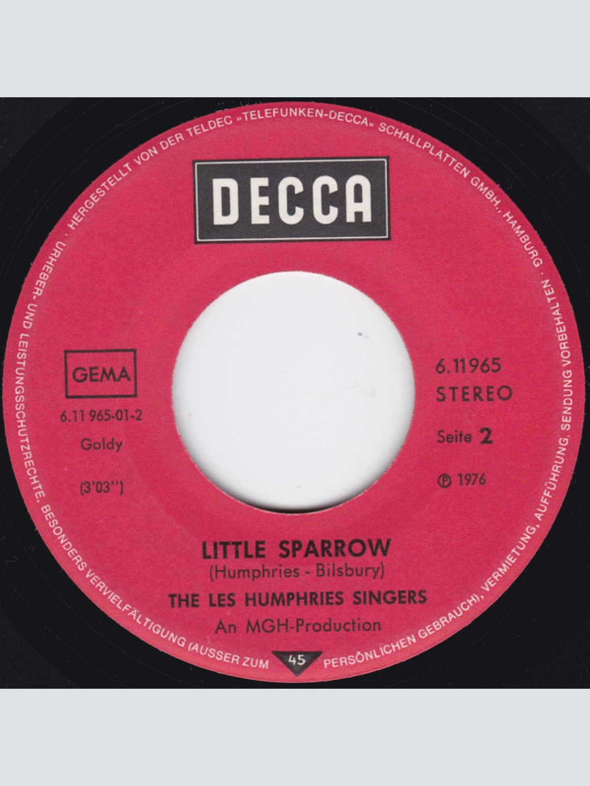 Vinyl / The Les Humphries Singers* - Indian War