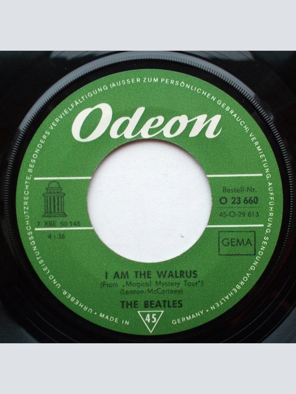 Vinyl / The Beatles - Hello, Goodbye / I Am The Walrus