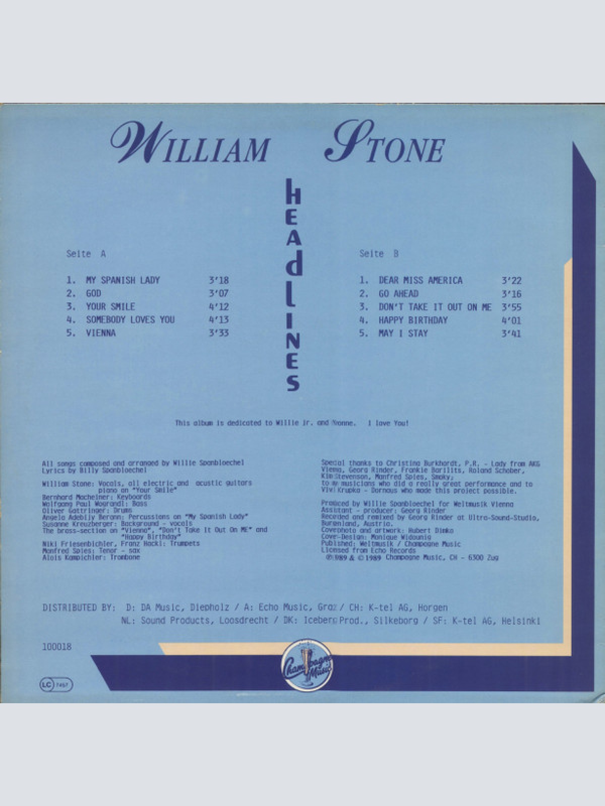 Vinyl / William Stone (4) - Headlines
