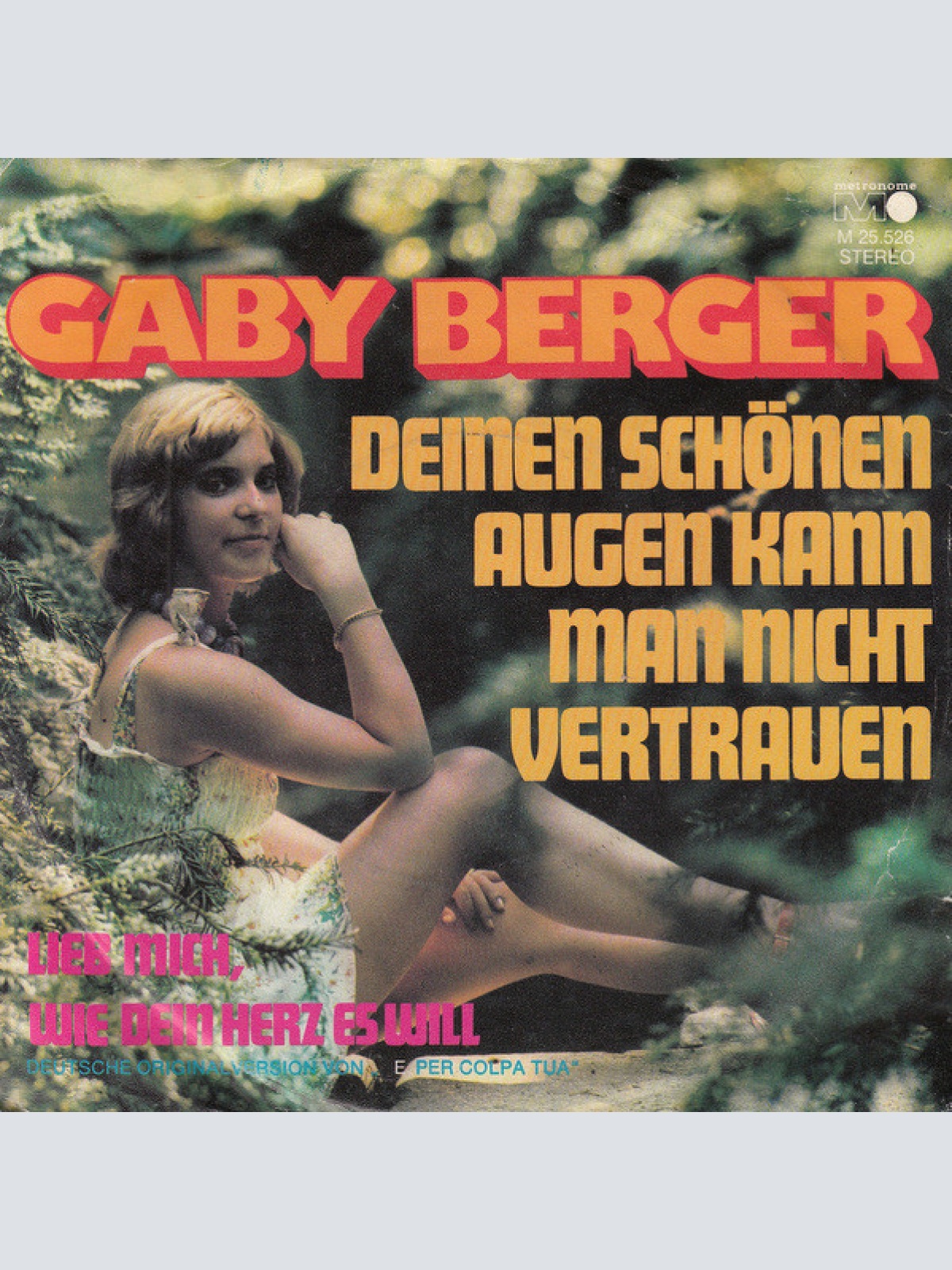 Vinyl / Gaby Berger - Deinen Schönen Augen Kann Man Nicht Vertrauen