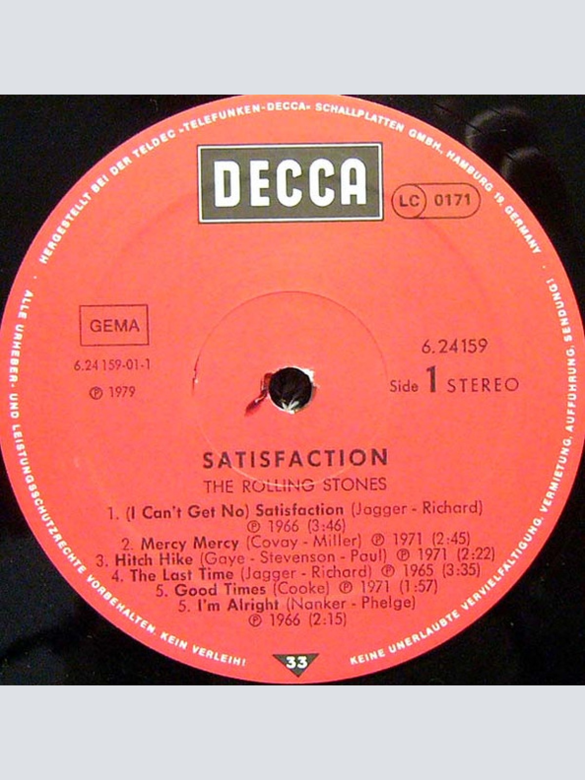 Vinyl / The Rolling Stones - Satisfaction